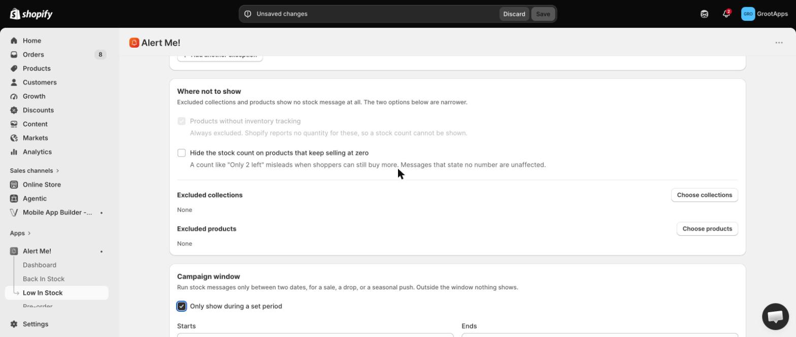 Exclusions